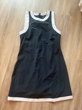 Abercrombie & Fitch Black and White Colorblock Dress